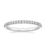 Delicate Amelie Diamond Ring (1/5 ct. tw.) Platinum Wedding Band