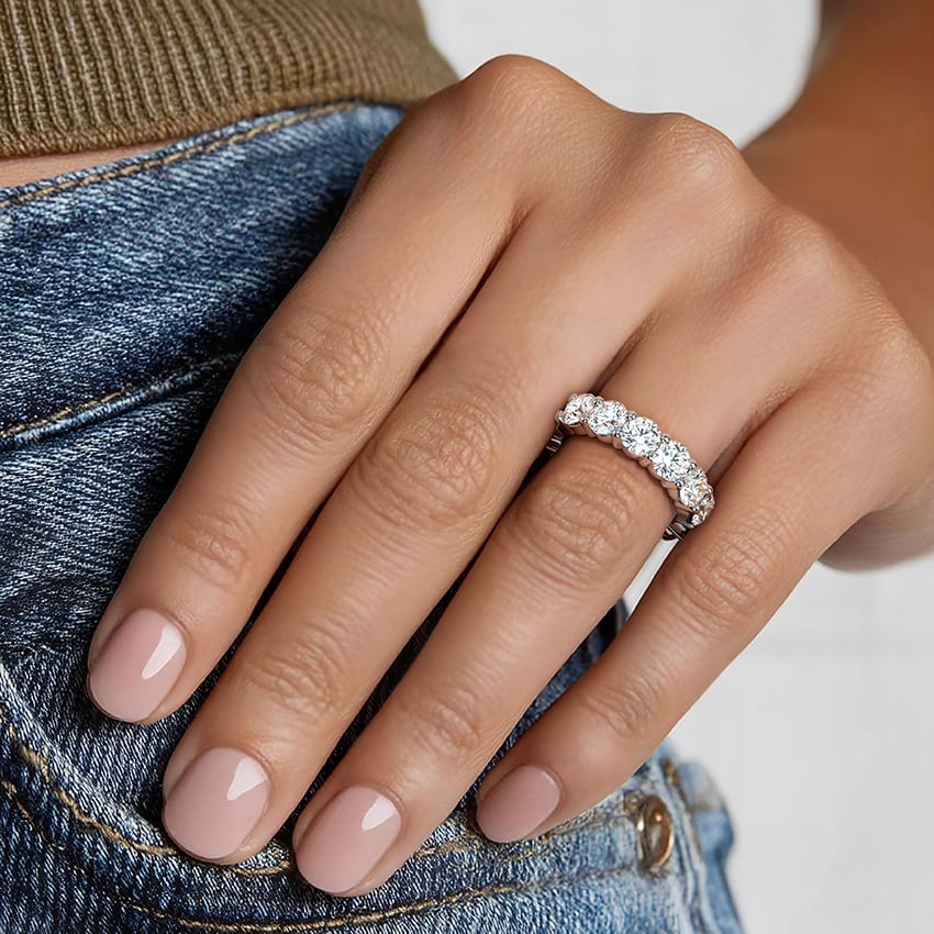 Eternity Lab Diamond Ring (7 ct. tw.) Platinum Eternity Band