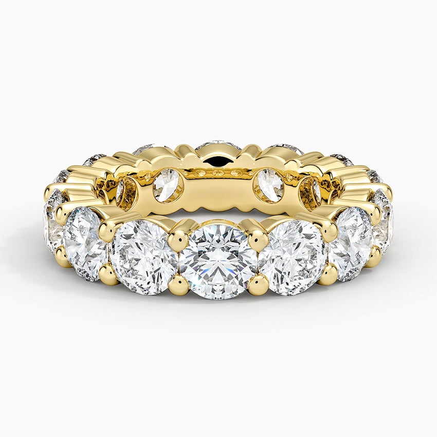 Eternity Lab Diamond Ring (7 ct. tw.) Yellow Gold 18k Eternity Band