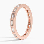 Bezel Baguette Eternity Diamond Ring (3/4 ct. tw.) Rose Gold 18k Eternity Band