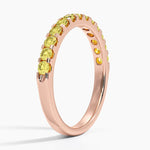 Yellow Lab Diamond Ring (1/2 ct. tw.) Rose Gold 18k Wedding Band