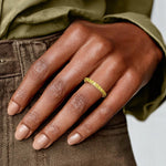 Yellow Lab Diamond Ring (1/2 ct. tw.) Yellow Gold 18k Wedding Band