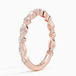 Versailles Three-Quarter Coverage Diamond Ring (1/2 ct. tw.) Rose Gold 18k Wedding Band