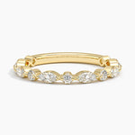 Versailles Three-Quarter Coverage Diamond Ring (1/2 ct. tw.) Yellow Gold 18k Wedding Band