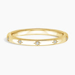Evening Star Eternity Diamond Ring Yellow Gold 18k Eternity Band