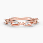 Secret Garden Diamond Wedding Ring (1/4 ct. tw.) Rose Gold 18k Wedding Band