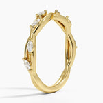 Secret Garden Diamond Wedding Ring (1/4 ct. tw.) Yellow Gold 18k Wedding Band