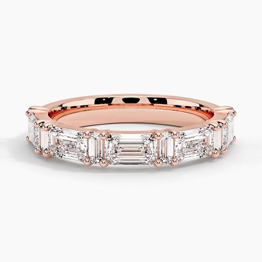 Frances Lab Diamond Ring (1 1/2 ct. tw.) Rose Gold 18k Wedding Band
