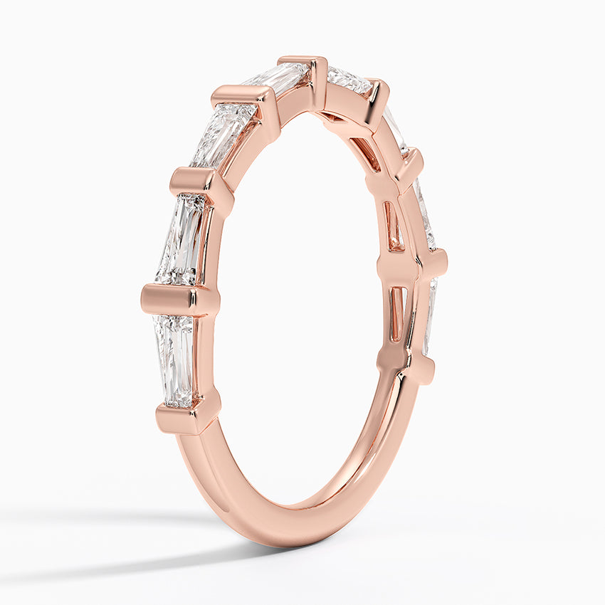 Memoir Baguette Diamond Ring (3/4 ct. tw.) Rose Gold 18k Wedding Band