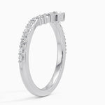Luxe Lunette Diamond Ring (1/3 ct. tw.) Platinum Wedding Band