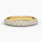 Valencia Eternity Lab Diamond Ring (1 1/2 ct. tw.) Yellow Gold 18k Eternity Band
