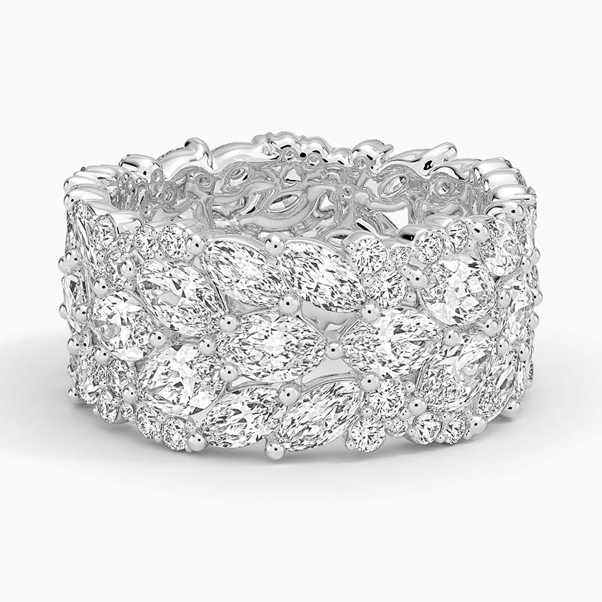 Nadia Eternity Diamond Ring Platinum Eternity Band