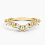 Yvette Diamond Ring (1/4 ct. tw.) Yellow Gold 18k Wedding Band