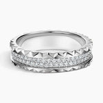 Sol Diamond Ring (1/2 ct. tw.) White Gold 18k Wedding Band
