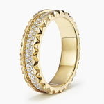Sol Diamond Ring (1/2 ct. tw.) Yellow Gold 18k Wedding Band