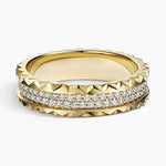 Sol Diamond Ring (1/2 ct. tw.) Yellow Gold 18k Wedding Band