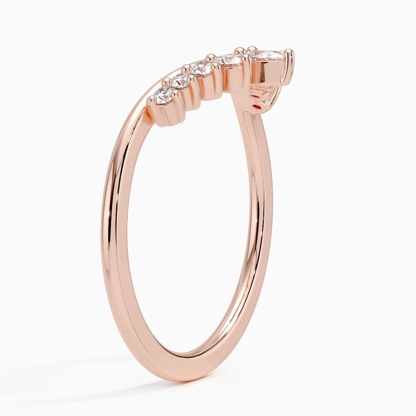 Veronika Diamond Ring Rose Gold 18k Wedding Band