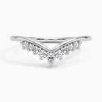Veronika Diamond Ring Platinum Wedding Band