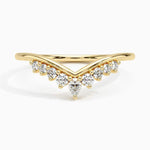 Veronika Diamond Ring Yellow Gold 18k Wedding Band