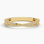 Calypso Diamond Ring Yellow Gold 18k Wedding Band
