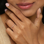 Delicate Versailles Contour Diamond Ring (1/3 ct. tw.) Rose Gold 18k Wedding Band