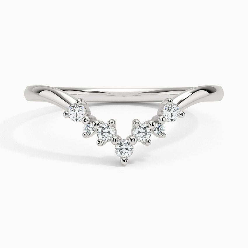 Caris Diamond Ring Platinum Wedding Band