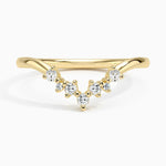 Caris Diamond Ring Yellow Gold 18k Wedding Band