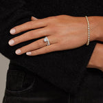 Kelly Baguette Eternity Lab Diamond Ring Platinum Eternity Band