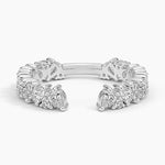 Olivetta Diamond Open Ring Platinum Wedding Band