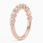 Monaco Diamond Ring (3/4 ct. tw.) Rose Gold 18k Wedding Band