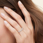 Monaco Diamond Ring (3/4 ct. tw.) Platinum Wedding Band