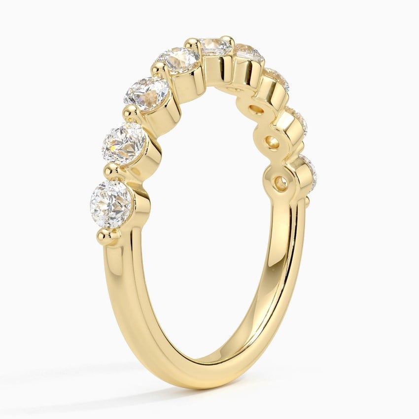 Monaco Diamond Ring (3/4 ct. tw.) Yellow Gold 18k Wedding Band