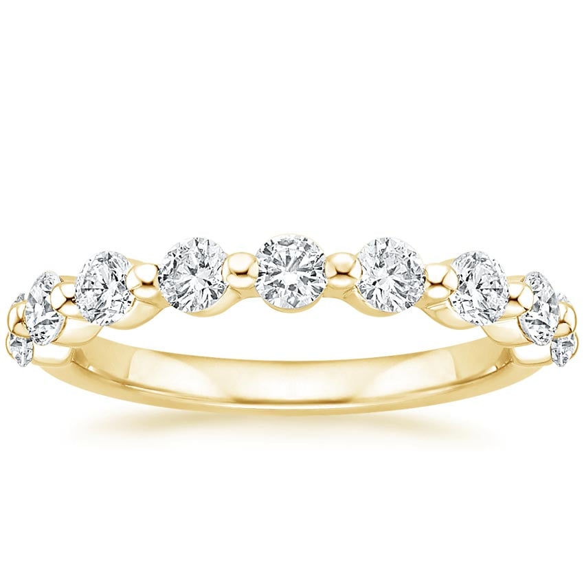 Monaco Diamond Ring (3/4 ct. tw.) Yellow Gold 18k Wedding Band