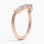 Camille Contoured Diamond Ring (3/4 ct. tw.) Rose Gold 18k Wedding Band