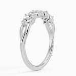 Jardiniere Diamond Ring Platinum Wedding Band