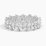 Jardiniere Eternity Lab Diamond Ring Platinum Eternity Band