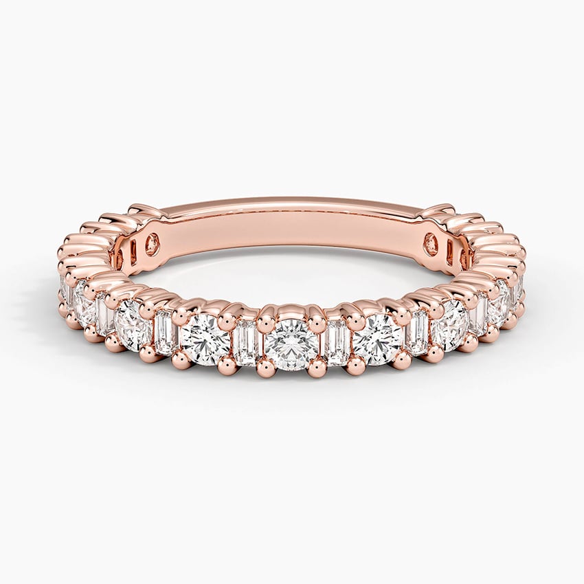 Esther Lab Diamond Ring (1 ct. tw.) Rose Gold 18k Wedding Band
