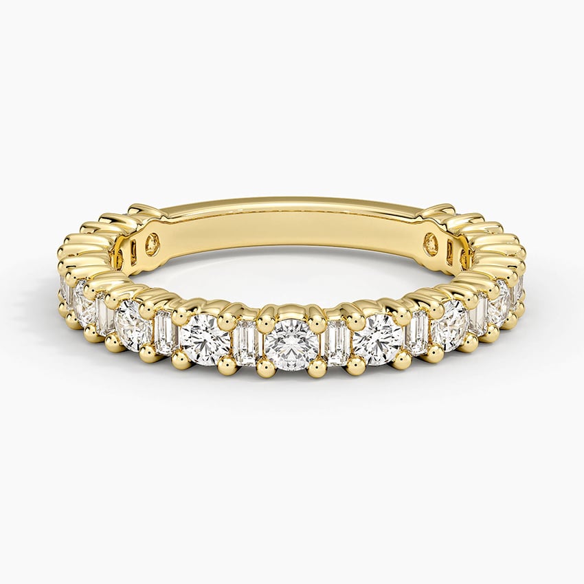 Esther Lab Diamond Ring (1 ct. tw.) Yellow Gold 18k Wedding Band