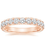 Ellora Three-Quarter Coverage Diamond Ring (1 2/5 ct. tw.) Rose Gold 18k Wedding Band