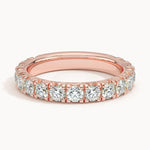 Ellora Three-Quarter Coverage Diamond Ring (1 2/5 ct. tw.) Rose Gold 18k Wedding Band