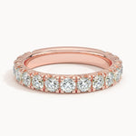 Ellora Three-Quarter Coverage Diamond Ring (1 2/5 ct. tw.) Rose Gold 18k Wedding Band
