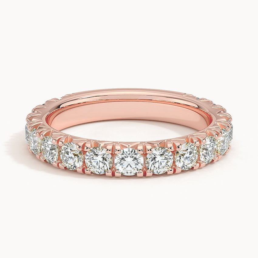 Ellora Three-Quarter Coverage Diamond Ring (1 2/5 ct. tw.) Rose Gold 18k Wedding Band