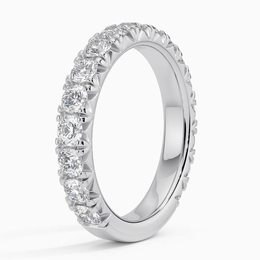 Ellora Three-Quarter Coverage Diamond Ring (1 2/5 ct. tw.) Platinum Wedding Band