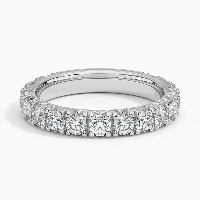 Ellora Three-Quarter Coverage Diamond Ring (1 2/5 ct. tw.) Platinum Wedding Band
