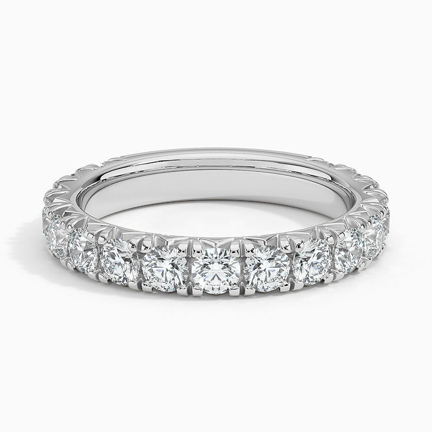 Ellora Three-Quarter Coverage Diamond Ring (1 2/5 ct. tw.) Platinum Wedding Band