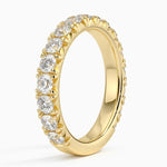 Ellora Three-Quarter Coverage Diamond Ring (1 2/5 ct. tw.) Yellow Gold 18k Wedding Band