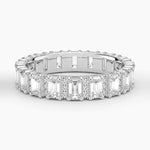 Naya Eternity Lab Diamond Ring Platinum Eternity Band