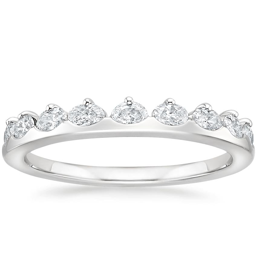 Marée Diamond Ring (1/2 ct. tw.) Platinum Wedding Band