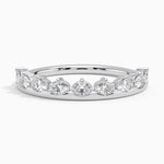 Marée Diamond Ring (1/2 ct. tw.) Platinum Wedding Band