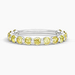 Yellow Lab Diamond Ring (1 ct. tw.) Platinum Wedding Band